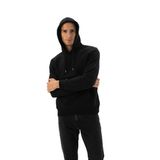 Ar-ma Erkek Sweatshirt Regular Fit Kapüşonlu%70 Pamuk%30 Polyester 3 İplik Kanguru Cepli Baskısız K24254928801 Siyah-S1
