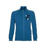 Ar-ma Erkek Tam Fermuar Sweatshirt Yazi Baskili Fleto Cepli Dik Yaka Örme Kumaş Regular Fit%90 Pamuk%10 Polyester Diagonal Üç İplik K21324921801 Mavi-M2