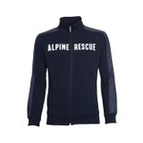 Ar-ma Erkek Tam Fermuar Sweatshirt Yazi Baskili Fleto Cepli Dik Yaka Örme Kumaş Regular Fit%90 Pamuk%10 Polyester Diagonal Üç İplik K21324922001 Lacivert-L1