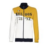 Ar-ma Erkek Tam Fermuar Sweatshirt Yazi Baskili Fleto Cepli Dik Yaka Örme Kumaş Regular Fit%96 Pamuk%4 Likra Karbon Firçali Licrali 2 İplik K21324992301 Hardal Sarısı-H1
