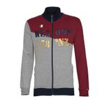 Ar-ma Erkek Tam Fermuar Sweatshirt Yazi Baskili Fleto Cepli Dik Yaka Örme Kumaş Regular Fit%96 Pamuk%4 Likra Karbon Firçali Licrali 2 İplik K21324992301 Kırmızı-K1