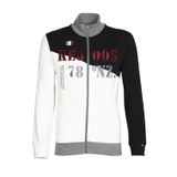 Ar-ma Erkek Tam Fermuar Sweatshirt Yazi Baskili Fleto Cepli Dik Yaka Örme Kumaş Regular Fit%96 Pamuk%4 Likra Karbon Firçali Licrali 2 İplik K21324992301 Siyah-S1