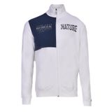 Ar-ma Erkek Tam Fermuar Sweatshirt Yazi Baskili Fleto Cepli Dik Yaka Örme Kumaş Regular Fit%96 Pamuk%4 Likra Karbon Firçali Licrali 2 İplik K22324993301 Ekru-E1
