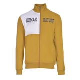 Ar-ma Erkek Tam Fermuar Sweatshirt Yazi Baskili Fleto Cepli Dik Yaka Örme Kumaş Regular Fit%96 Pamuk%4 Likra Karbon Firçali Licrali 2 İplik K22324993301 Hardal Sarısı-H1