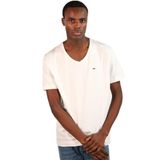 Ar-ma Erkek V Yaka Tişört Basic Regular Fit%100 Pamuk Süprem Baskısız Y22364400101 Beyaz-B1