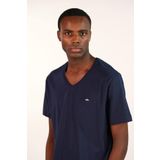 Ar-ma Erkek V Yaka Tişört Basic Regular Fit%100 Pamuk Süprem Baskısız Y22364400101 Lacivert-L1