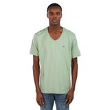 Ar-ma Erkek V Yaka Tişört Basic Regular Fit%100 Pamuk Süprem Baskısız Y22364400101 Yeşil-Y2