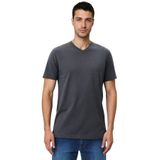 Ar-ma Erkek V Yaka Tişört Baskisiz Basic Örme Kumaş Regular Fit%47 Modal%47 Pamuk%6 Likra 30/1 Penye Modal Full Likra Süprem Y31344473102 Gri-G3