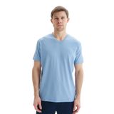 Ar-ma Erkek V Yaka Tişört Regular Fit%47 Modal%47 Pamuk%6 Likra Süprem Basic Baskısız Y29344472102 Mavi-M16