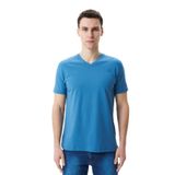 Ar-ma Erkek V Yaka Tişört Regular Fit%95 Pamuk%5 Likra Süprem Basic Baskısız Y29364453102 Mavi-M2