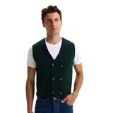 Ar-ma Erkek Yelek Slim Fit Kısa Kollu Örme Likralı Pike%90 Akrilik%10 Wool K0YYO0857 Yeşil-Y19
