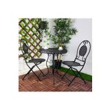 AR PLASTİK FERFORJE SET 2+1 MASA VE SANDALYE - BALKON MASASI - BALKON SANDALYESİ -BAHÇE MASA VE SANDALYESİ