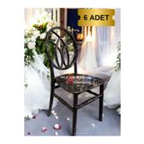 AR PLASTİK Mutfak Sandalyesi 6 ADET, Karmen Sandalye, Balkon Sandalyesi, Bahçe Sandalyesi, Düğün Sandalyesi