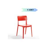 AR PLASTİK NOVUSSİ PANO SANDALYE ( 4 LÜ SET OLARAK SATIŞA SUNULMUŞTUR ) MUTFAK,BALKON,RESTORAN SANDALYESİ