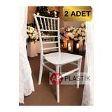 AR PLASTİK Tiffany Organizasyon Sandalyesi** ( 2 Adet ) Dügün Sandalyesi-balkon Sandalyesi-mutfak Sandalyesi**