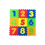 AR PUZZLE WORLDS 9 Parça Rakamlı Oyun Matı - 33 Cm X 33 Cm Sayılar -yer Matı