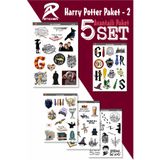 AR Sticker Harry Potter Temalı Laptop Notebook Tablet Sticker Avantajlı Paket 2 - 5SET