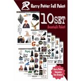 AR Sticker Harry Potter Temalı Laptop Notebook Tablet Sticker Full Paket - 10SET