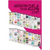 AR Sticker -Pozitif Enerji ve Motivasyon Sticker Seti 254 Adet – Moral ve İlham Veren Tasarımlar
