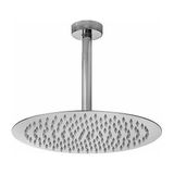 Ar & Yak İnce Yuvarlak Tepe Duş Başlığı Tavandan Borulu (Ø 300 mm) 102145057 - Krom