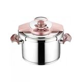 Ar-Yıldız Milano 5.5 Lt Rose Gold Düdüklü Tencere