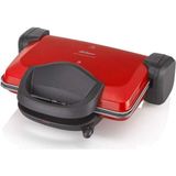 AR2009 Sultane Granite Izgara ve Tost Makinesi, 1800 W, Paslanmaz Çelik, Kırmızı