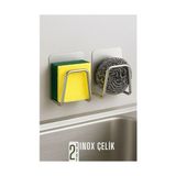 Ara Inox Bulaşık Sübgerlik Stant- Mutfak Askısı Profesyonel 2 Li Set 722043 Najmaddin - Renkli