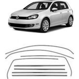 Araba Alışveriş Volkswagen Aksesuar Golf 6 Sportif Metal Krom Cam Çıta Seti
