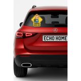 Araba Arkası Arabada Bebek Var Sticker Oto Sticker – Direksiyonlu Erkek Bebek