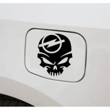 Araba Depo Kapağı Sticker Opel Kuru Kafa Oto Sticker 2 Adet