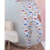 Araba Desen Erkek Çocuk Pijama Takımı - 002-Krem