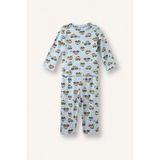 Araba Desenli Fitilli Kaşkorse 2'li Pijama Takımı Erkek Bebek