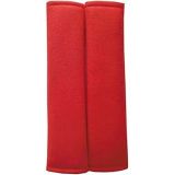 Araba Emniyet Kemeri Ped Kılıfı Kiti, 2'Li Paket Yumuşak Araba Güvenlik Emniyet Kemeri Kayışı Omuz Pedi Yetişkinler Çocuklar Için (Kırmızı)