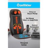 Araba Ev Ofis Için Lüks Masaj Koltuğu Bel ve Sırt Ağrısına Son Gün Boyu Konfor - Çok Renkli