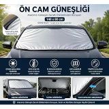 Araba Güneşlik Oto Güneşliği Araba Araç İçi Güneşlik Araç için Ön Cam Güneşliği 140-80 cm