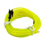 Araba İç Ambiyans Neon İp Led 5M Parlak Floresan Yeşil Usb Aydınlatma Çakmaklık Bağlantıl