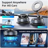 Araba Için 360° Ayarlanabilir Vakumlu Manyetik Telefon Tutucu, Katlanabilir, Mag-Safe Uyumlu, iPhone 12-16, Samsung, Pixel, Oneplus, Motorola, Nokia, Lg, Sony, Htc Vb.