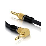 Araba için Aux Kablosu, VANAUX 90 Derece Dik Açılı Yardımcı Kablo, Stereo Aux Jak Kablosu, Mp3 Çalar, Araba Stereoları, Akıllı Telefon, Hoparlörler, Kulaklık ve Daha Fazlası ile Uyumlu (5ft/1,5m)