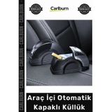 Araba Isıya Dayanıklı Metal İç Hazne Koku Önleyici Şık Pratik Sabit Araç İçi Otomatik Kapaklı Küllük