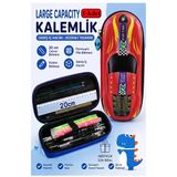 Araba Kabartmalı Bölmeli Kalemlik 1 Adet P-5953 Erkek Çocuk Okul Kalem Kutusu 3 Boyutlu Sevimli Karikatür Hediyelik