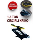 Araba Krikosu 1.5 Ton Cırcırlı Araç Kriko - 0,5