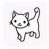 Araba Leptop İçin Kedi Oto Sticker Yapıştırması Etiket 17cm Z4