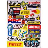 Araba, Motosiklet, Bisiklet, Kask Sponsor Sticker Seti, Çıkartma Etiketi A8040 Model