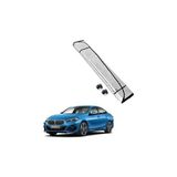 Araba Ön Cam Güneşliği 130x60 cm | Parlak Folyolu Katlanabilir Oto Güneşlik | Alüminyum Yüzeyli Araç Güneşten Koruyucu Perde Branda | Universal Boy Oto Güneşlik