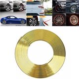 Araba Oto Jant Fitili Metal Lastik Jant Trim Bandı Şerit Gold 8M