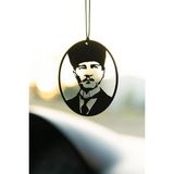 Araba Süsü Metal Mustafa Kemal Atatürk 2 Dikiz Aynası Süsü Hediyelik Eşya Oto Aksesuar