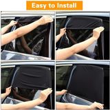 Araba Yan Cam Perdesi Sineklik Araç Oto Güneşlik Örtü Perde Kılıf 2 Adet