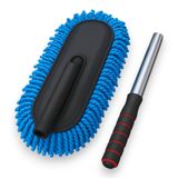 Araba Yıkama Fırçası Paspas Temizleme Aleti Uzun Saplı Yıkama Detaylandırma Kiti Arabalar Kamyon, SUV, RV, Römork, Tekne Mikrofiber Sünger Silgi Boyaya Zarar Vermez