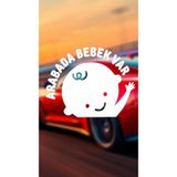 Arabada Bebek Var Araba Cam Sticker 24x28cm Tek Elli Beyaz