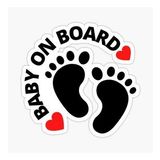 Arabada bebek var Baby On Board Sticker Etiket 19CM md16